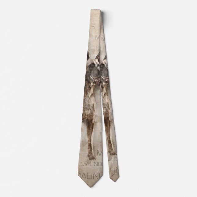 Cravate Belge Malinois - Mechelaar - Maligator (Devant)