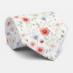 Cravate Belle florale d'été colorée