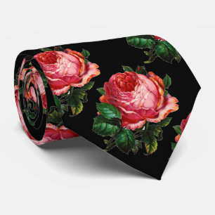 CRAVATE BELLE ROSE ROSE ROSE