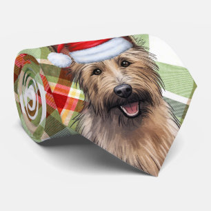 Cravate Berger Picard Chien vacances Jeu de Noël