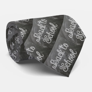 Cravate Biologie de l'enseignant de l'école Noir Chalk Nec