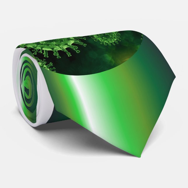 Cravate Biologie du virus covid (Roulé)