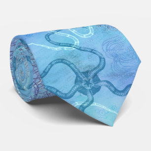 Cravate Biologiste marin Animaux aquatiques Maison de plag