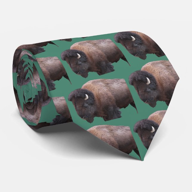 Cravate Bison américain (Roulé)