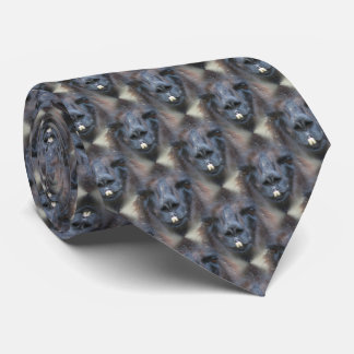 Cravate Black Llama Face