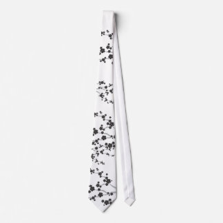 Cravate Black Sakura Cerry Fleurs Fleurs Fleurs Oriental Z