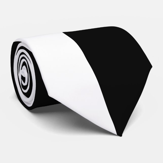 CRAVATE BLANC ET TOUTE COULEUR —ARRIÈRE - PLAN CHANGEABLE (Roulé)