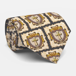 Cravate Blason de Famille Aurum Nom de Famille