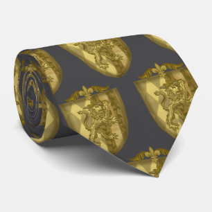 Cravate Blason de famille Lion Shield