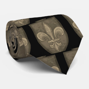Cravate Blason de la famille Fleur De Lis