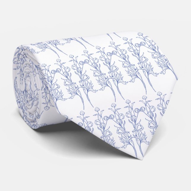 Cravate Bleu (Roulé)