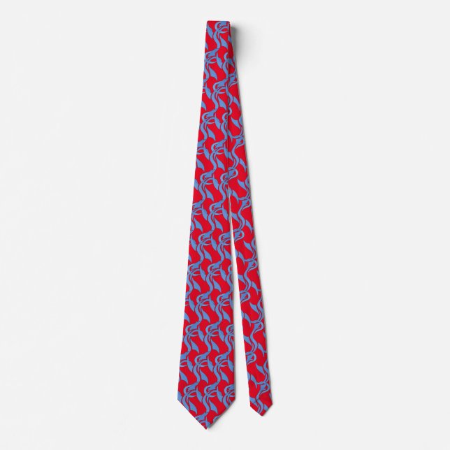 Cravate bleu clair Pizzazz (Devant)