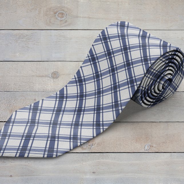 Cravate bleu et blanc (Blue and White Neck Tie
)