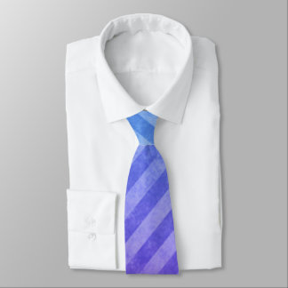 Cravate Bleu et pourpre Faded Stripes