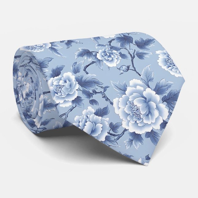 Cravate Bleu Français (Roulé)
