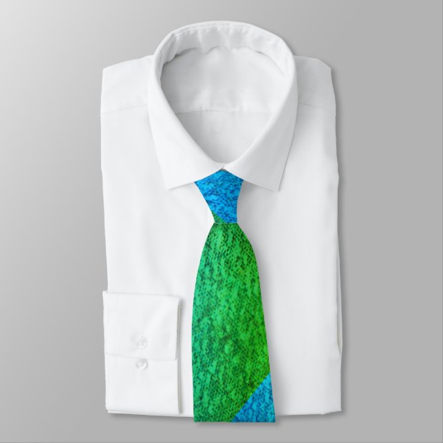 CRAVATE BLEU GREEN CUIT (Attaché)