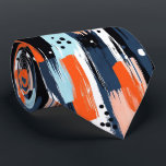 Cravate Bleu orange brosses Motif Abstrait<br><div class="desc">Ajoutez une touche de couleur vive à votre garde-robe avec le Cravate Motif Abstrait de la marque Blue Orange Brushstrokes. Ce design audacieux et artistique mêle le bleu et l'orange dans un motif captivant, ce qui en fait l'accessoire parfait pour un mariage, un événement d'affaires ou même une journée de...</div>