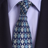 Bleu Retro Jacquard Bowling