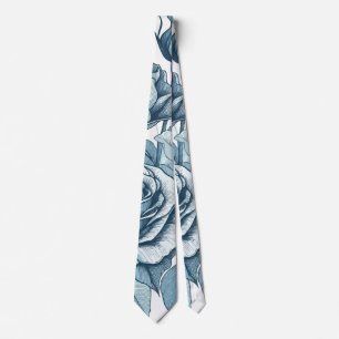 Cravate Bleu rose