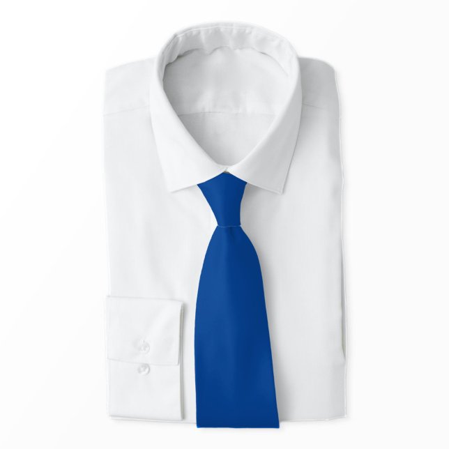 Cravate Bleu Royal Uni Uni Classique Élégant Simple (This solid royal blue tie is classic, elegant and fashion-forward. Great for grooms/wedding parties.)