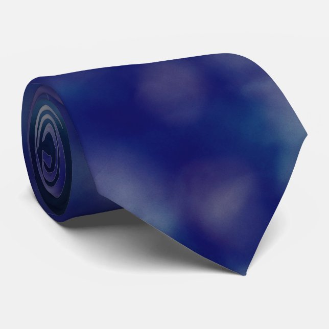 Cravate Bleu violet tendance Unique Cool chic (Roulé)