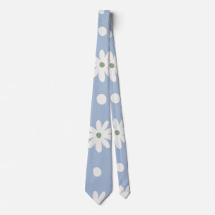 Cravate Bleuet Charmant et pois