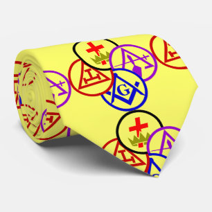 Cravate Bloc masonique