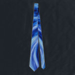 Cravate Blue Artsy Abstract Cool Colors Tie<br><div class="desc">This fun tie has my original graphic artwork - featuring my digital abstract painting and in an illustrated artsy style. The main color tones are light and dark blue. This tie is printed on front and back for a cohesive appearance. It would make a great gift for Father's Day, a...</div>