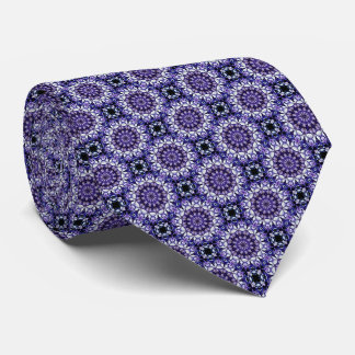 Cravate Blue Hydrangea Flower Petals Motif Abstrait