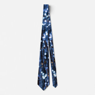 Cravate Blue Lights Abstract Neck Tie