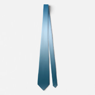 Cravate Blue Ombre Gradient Mens