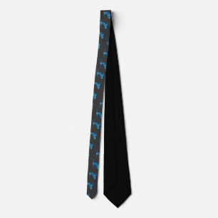 Cravate Blue Skier