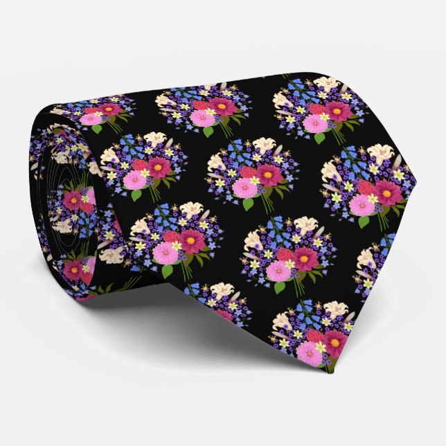 Cravate Blumenstrauss Black Necktie (Roulé)