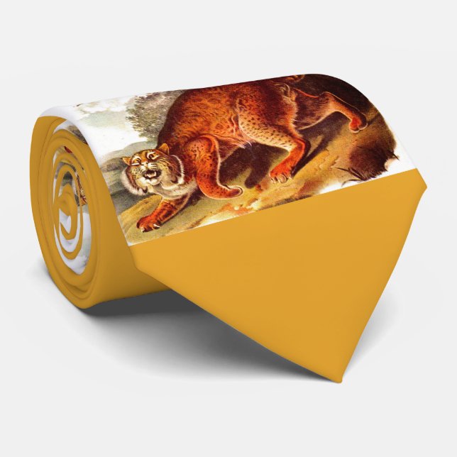 Cravate bobcat effrayant (Roulé)