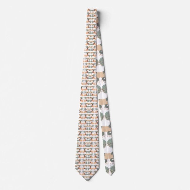 Cravate Boho modern geometric wallpaper (Devant)