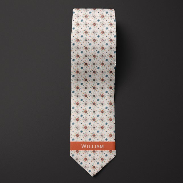 Cravate Boho Motif des fleurs (Créateur téléchargé)