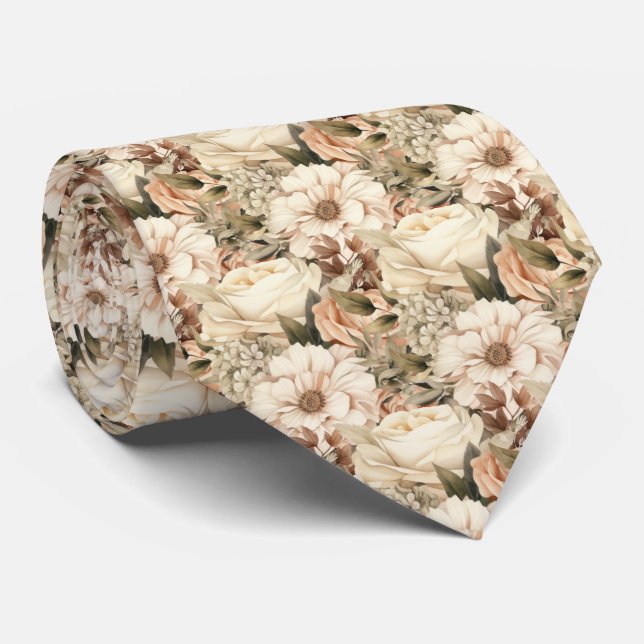 Cravate Boho Office Neck Tie | Professional and Classic (Roulé)
