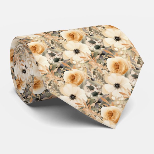 Cravate Boho Office Neck Tie | Professional and Classic (Roulé)