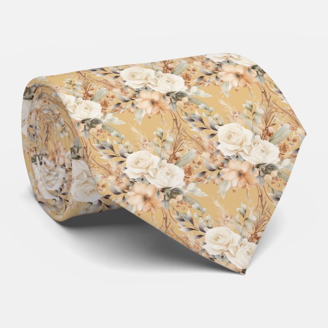 Cravate Boho Office Neck Tie | Professional and Classic (Roulé)