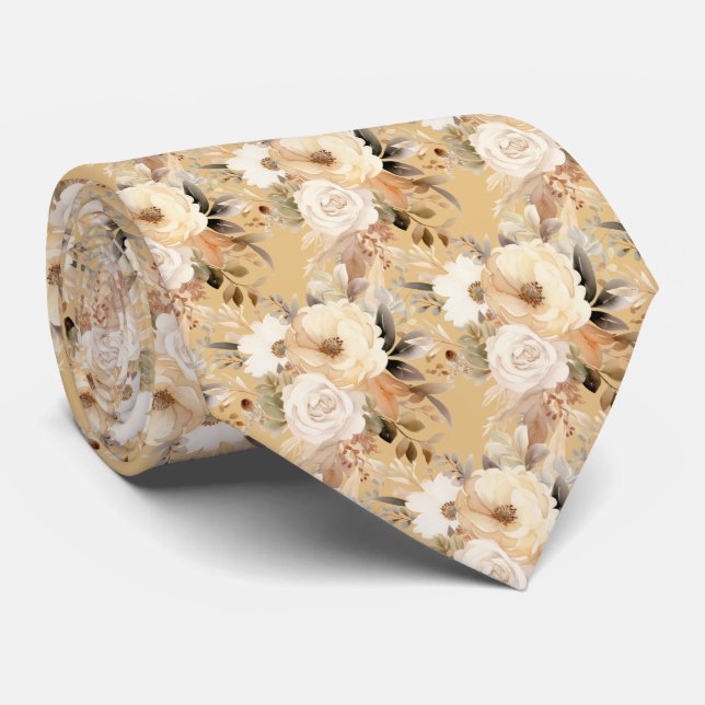 Cravate Boho Office Neck Tie | Professional and Classic (Roulé)