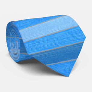 Cravate Bois peint bleu de style nautique