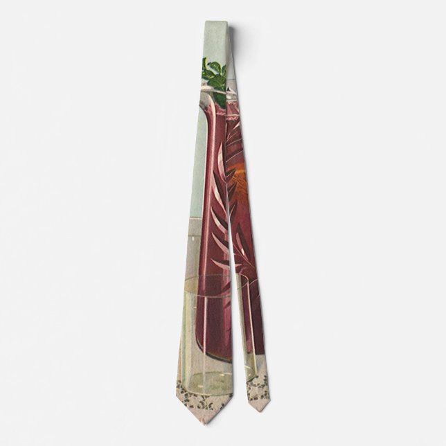 Cravate Boissons vintages et boissons, Pitcher de Sangria (Devant)