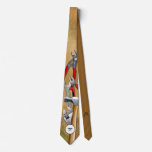 Cravate Boîte à outils de l'entrepreneur Handyman Necktie
