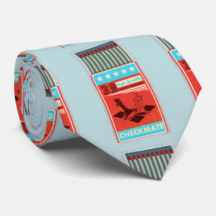 Cravate Boîte rétro de correspondances pop art