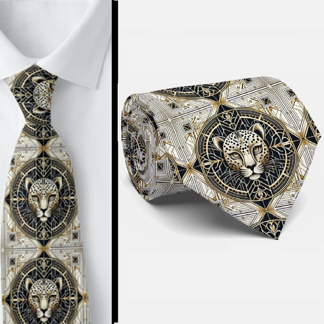 Cravate Bold Leopard Tie | Masculine Men's Fashion (Créateur téléchargé)