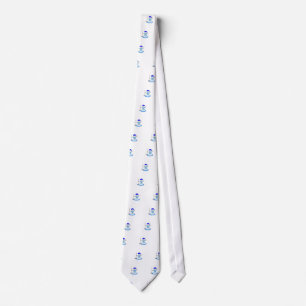 Cravate Bonhomme de neige golfeur