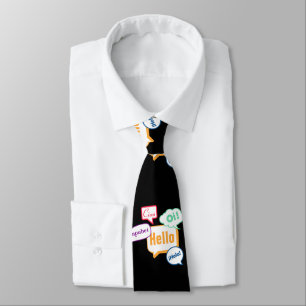 Cravate Bonjour    Langues