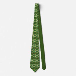 Cravate Bonne Saint Patrick's Day Lucky Day Fun Green Cr