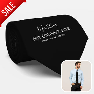 Cravate Boss Coworker quittant AJOUTER Devis Drôle, Person