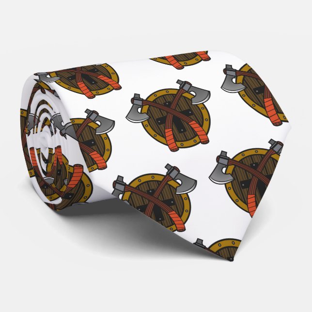 Cravate Bouclier de hache Axt Schild (Roulé)